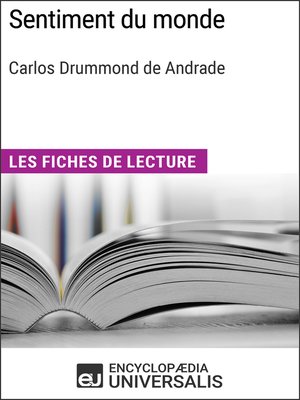 cover image of Sentiment du monde de Carlos Drummond d'Andrade